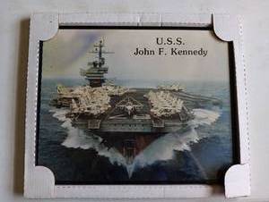 lot 1329 image: U.S.S JFK Wall Picture