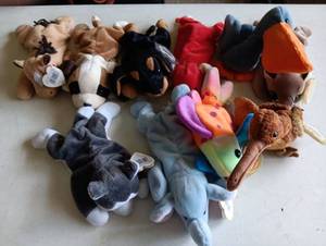lot 1340 image: TY Beanie Baby Collection Mixed Animal Plush Toys