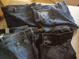 lot 1342 image: Ladies Jeans.  Size 14.  Old Navy, Lee and More