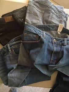 lot 1343 image: Ladies Jeans.   Size 14. Lee, Levi and More