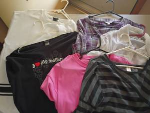 lot 1347 image: Ladies Shirts.  Medium and Large