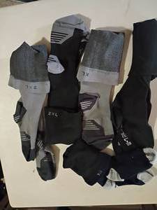 lot 1357 image: Compression Socks.  See pictures for sizes