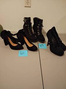 lot 1359 image: Ladies High Heel Shoes and Boots.  Size 6 and 6.5