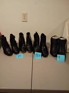 lot 1363 image: Ladies Boots.  9, 9.5 and 10