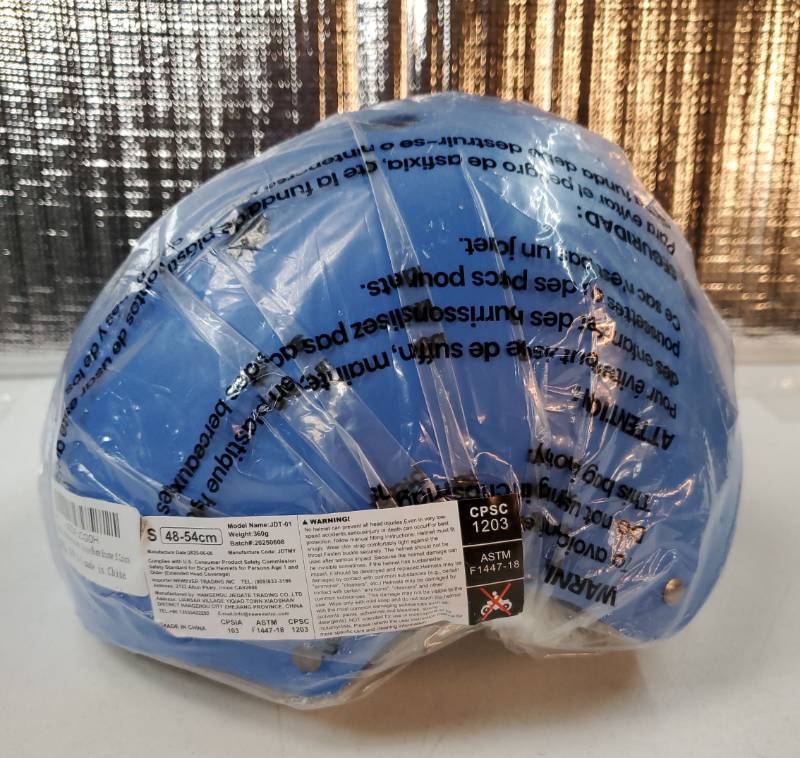lot 71698 image: Blue Kids Helmet, Small 48-54cm - Retail $45