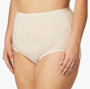 lot 62779 image: Bali Womens Stretch Brief Panty, XL8,soft Taupe - Retail $14