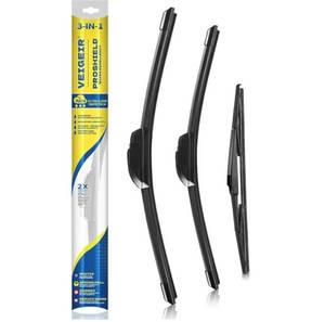 lot 62830 image: 3 Pack Windshield Wiper Blades Compatible with 2014-2021 Jeep Grand Cherokee Original Factory Quality Front Rear Wipers Blade Set for My Car - 22 21 11 - Retail $20