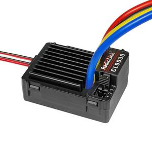 lot 62853 image: Radiolink CL9030 90A (2S-4S) Brushed ESC Waterproof Built-in 5A BEC Selectable 5.5V7.5V Electronic Speed Controller for RC Crawlers Tanks Cars Boats (XT60 Plug) - Retail $28