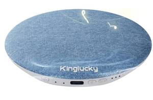 lot 62868 image: X50 Pillow Speaker for Sleeping, Built-in White Noise Sound Machine Pink Noise for Sleeping, Auto-Off Timer Portable Bluetooth Speaker Under Pillow Rechargeable for Side Sleeper, Blue - Retail $30