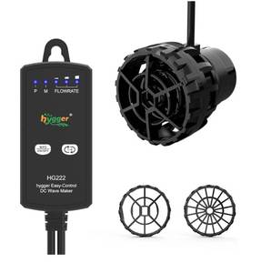 lot 62907 image: Aquarium Wave Maker for 5-10 Gallon Fish Tanks, Adjustable DC Power Heads for Aquarium with Controller, Aquarium Circulation Pump With Magnetic Base for Saltwater Freshwater Tank 660 GPH - Retail $46
