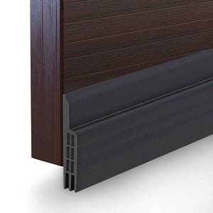 lot 62908 image: Door Draft Stopper Under Door Seal for ExteriorInterior Doors, Door Sweep Strip Under Door Draft Blocker, Soundproof Door Bottom Weather Stripping, 2 Inch W x 39 Inch L, Black - Retail $8