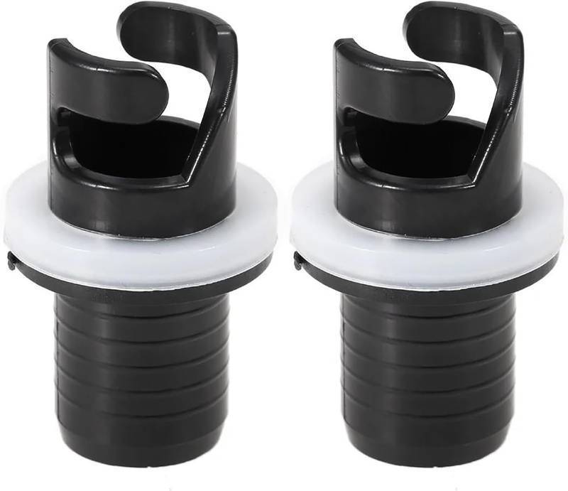 lot 36583 image: 2 Pcs Black Boats Air Foot Pumps Hose Adapter Inflatable Kayak Air Valves Adapter Kayak Foot Pumps Valves Adapter for Inflatables��Kayaking - Retail $7