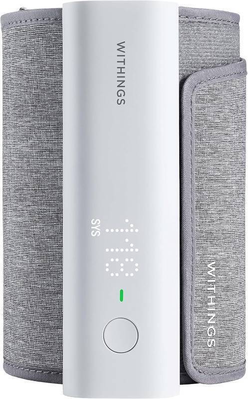 lot 36734 image: Withings BPM Connect - Digital Blood Pressure Cuff & Heart Rate Monitor - Blood Pressure Machine Arm Cuff, FDA Cleared, FSAHSA Eligible, IOS & Android - Retail $130