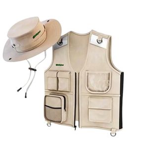 lot 72501 image: Kids Explorer Vest & Hat(age 4-6) - Retail $30