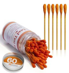 lot 72556 image: Lead Test Swab Kit (60 Rapid Home Testing Swabs) 30-Second Results. Dip in Water. Home Use for - Painted, Jewelry, Ceramics, Wood (LS60) - Retail $23
