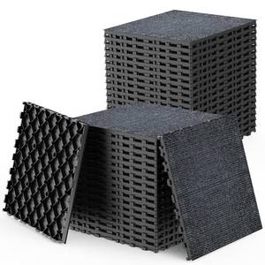 lot 242093 image: Retails for $110 36 PCS Interlocking Deck Tiles, 12 x 12 Plastic Outdoor Deck Tiles, Easy and Quick Installation, Patio Flooring Decking for Porch, Poolside, Balcony, Backyard, Indoor and Outdoor Use
