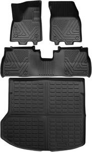 lot 152096 image: Floor Mats & Cargo Liner Set Custom Fit for 2024 2025 Chevy Equinox EV (Non Fuel),All Weather Protection for Car Mats Anti-Slip TPE Odorless Floor Liners Chevrolet Equinox EV Accessories