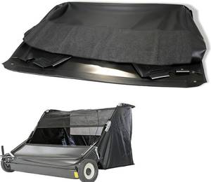lot 251545 image: ETZ 42904 Lawn Sweeper Hopper Bag Replacement for Agri-Fab Lawn Sweeper Tow Behind, Fits 44 Inch Sweepers 45-0492 45-0456 45-04921 45-0523-DR, Leaf and Grass Sweeper Bag