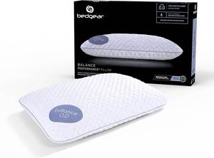 lot 251572 image: Bedgear Balance Performance Pillow   0.0 - Moisture Wicking Bed Pillow for All Sleep Positions - Medium Firmness Bed Pillow - Washable Removable Cover   20 W x 26 L x 4.75 H