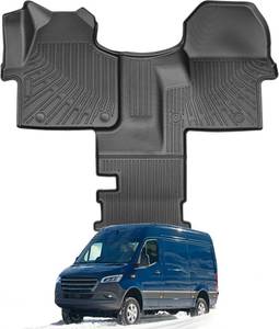 lot 351695 image: Custom Fit Floor Mats Compatible with 2019-2025 Mercedes Benz Sprinter Cargo Van 25003500, All Weather Protection Anti-Slip TPE Floor Liners Accessories for Sprinter Cargo Van 2019-2025