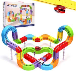 lot 351715 image: 2026 New Infinity Racer 3D Train, 3D Stem Electric Train Set for Kids, DIY Assembled Track Vehicle, Create Lab Gravity Tracks, Educational Gift (Advanced Edition)