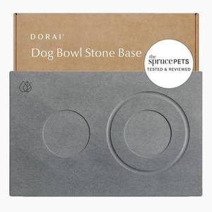 lot 351730 image: Dorai Home Dog Bowl Stone Drying Mat - Pet Feeding Mat with Non-Slip Base that Absorbs Spills and Drips - Made with Diatomaceous Earth for Quick Drying - Stone Mat for Dogs - 23.6 x 15.4 - Slate