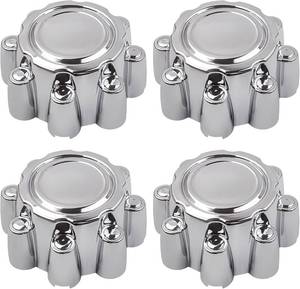 lot 452081 image: Maxpeedingrods 4pcs Wheel Center Hub Caps 8 Lug for Ford F250 F350 F-350 Super Duty 1999-2005, for Ford Excursion 2000-2005, 8.4 inch Chrome Cap for 16& 18 Wheel Pickup 2-Door 5.4L