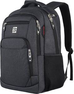 lot 452100 image: Volher 17 Inch Laptop Backpack, Business Anti Theft Slim Durable Laptops Backpack, Water Resistant College Computer Bag Gifts for Men & Women Fits 15.6 Inch Notebook-Black
