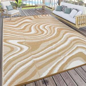 lot 391667 image: Garvee Porch Rugs Outdoor Waterproof 8x10 Outdoor Camping Rug, Modern Plastic Straw Rugs with Portable Bag, Reversible UV Resistant Outside Rug for Picnic Backyard Deck RV Balcony Camper, Light Brown
