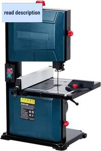 lot 391669 image: Retails for $120 8 in Band Saw, 0-45 Tilting Range, 3A & 1800RPM Pure Copper Motor Bandsaw, Benchtop Band Saw with Fence and Miter Gauge, for Woodworking Aluminum Plastic