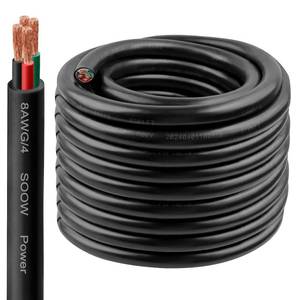 lot 121417 image: Retails for $286 84 SOOW Wire 75FT, 8 AWG 600V SOOW Bulk Cable, 8 Gauge 4 Conductor Portable Power Cable, Extension Cord for Welder,Generator,Portable Light,Circuits,EV Car Charger,Motor Lead