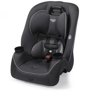 lot 221379 image: $$ Cosco Kids Easy Elite Slim All-in-One Convertible Car Seat, Grey Glyphs
