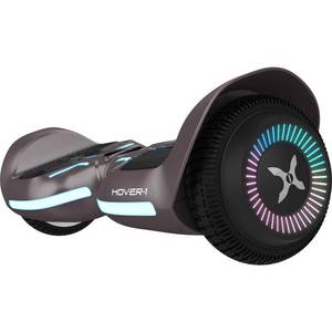 lot 331134 image: Retails for $200 Hover-1 Unisex 8.5 in. D Hoverboard wLight-Up Wheels Gray