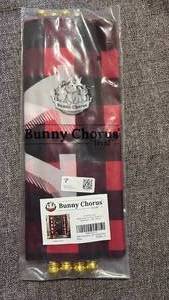 lot 60874 image: Bunny Chorus Christmas Porch Front Door Decor Set - Retail $15