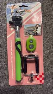 lot 60876 image: Selfie Stick with Bluetooth Remote Control - Retail $8