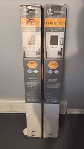 lot 60878 image: Achim Cordless 1 Inch Room Darkening Mini Blinds Set - Retail $25