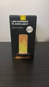 lot 60892 image: LED Magnet Flame Light with Gravity Sensor - Retail $15