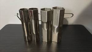 lot 60913 image: Professional Mortise Chisel Set with Storage Rack - Retail $45
