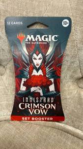 lot 1 image: New sealed, Magic The Gathering Innistrad Crimson Vow Set Booster Pack