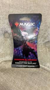 lot 2 image: New sealed, Magic The Gathering Adventures in the Forgotten Realms Draft Booster Pack