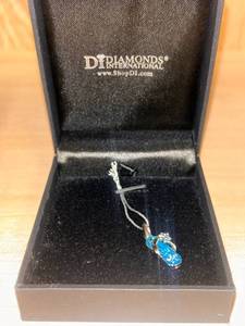 lot 17 image: Blue Opal Necklace , Sterling