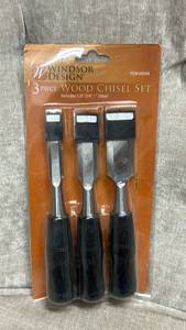 lot 33 image: Windsor Design 3 Piece Wood Chisel Set