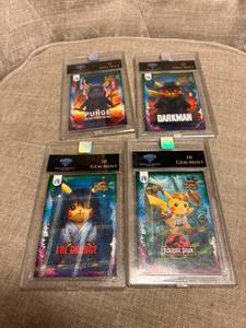 lot 59 image: Graded Pokemon Pikachu Cosplay Trading Cards Set see description for details