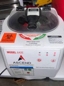 lot 63 image: Ascend Model 642E Laboratory Centrifuge