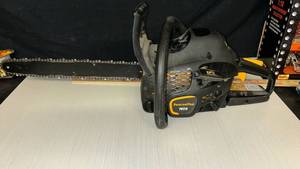 lot 73 image: Poulan Pro PR4218 Gas Powered Chainsaw ( Starts right up and runs good)