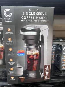 lot 99 image: Complete Cuisine 4-in-1 Single Serve Coffee Maker