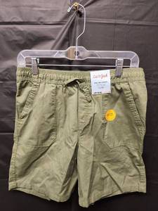 lot 71283 image: Cat & Jack Childs Pull On Shorts Olive Green (Size XL-14) - Retail $12