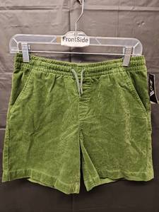 lot 71326 image: Art Class, Green Corduroy Drawstring Shorts (Size XL-14) - Retail $15