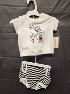 lot 71329 image: Cat & Jack Baby Two Piece Outfit Set (Size 0-3M) - Retail $12