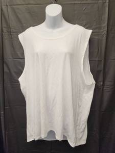 lot 71347 image: Goodfellow & Co. White Sleeveless Cotton Tunic Top (Size XXL) - Retail $15